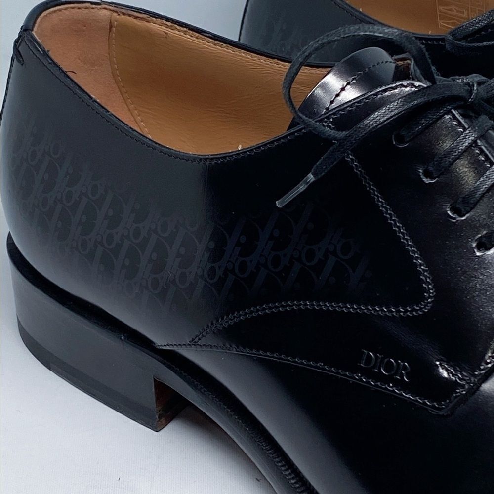 Dior Timeless Derby Shoe with Gray and Black Dior Oblique Gradient size 42 - Picture 8 of 16